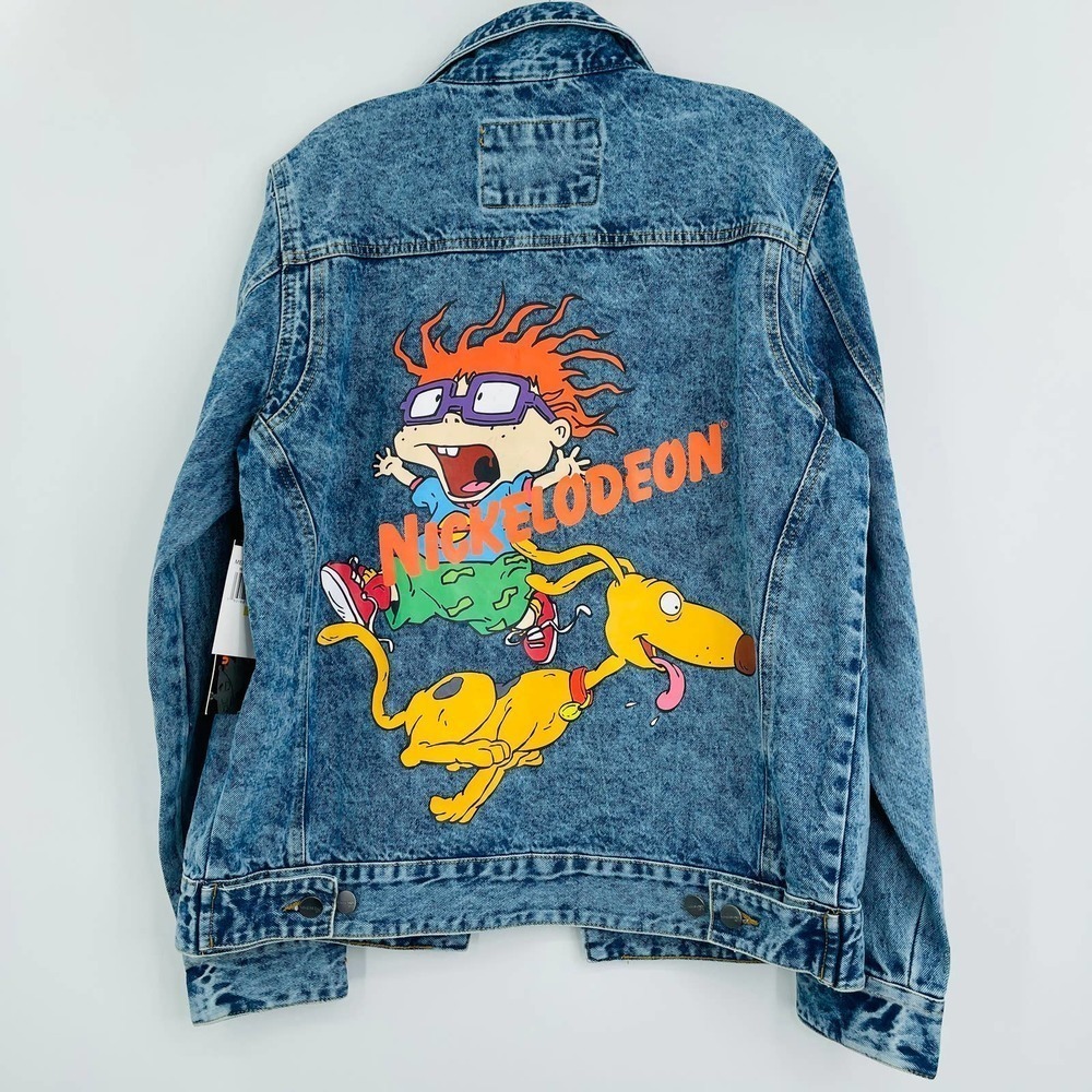 Members Only x Rugrats Chucky trucker denim jacket